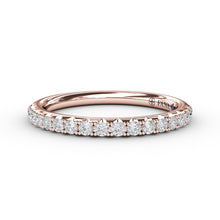 Fana Delicate Pave Diamond Anniversary Band