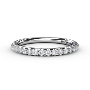 Fana Delicate Pave Diamond Anniversary Band