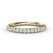 Fana Delicate Pave Diamond Anniversary Band