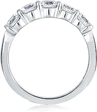 A.Jaffe 5 Stone Diamond Wedding Band