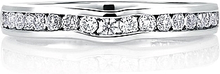 A.Jaffe Contoured Channel Set Diamond Wedding Band
