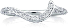 A.Jaffe Contoured Diamond Wedding Band