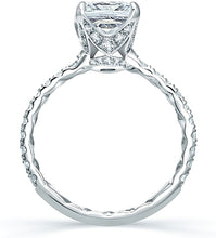 A.Jaffe French Pave Diamond Engagement Ring