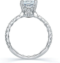A.Jaffe French Pave Diamond Engagement Rings