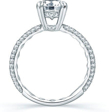 A.Jaffe Micro-Pave Diamond Engagement Ring