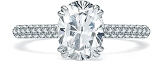 A.Jaffe Micro-Pave Diamond Engagement Ring