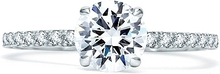 A.Jaffe Pave Diamond Engagement Ring