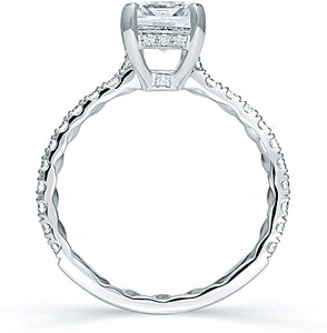 A.Jaffe Pave Diamond Engagement Ring