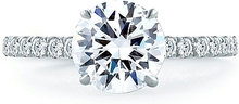 A.Jaffe Pave Diamond Engagement Ring