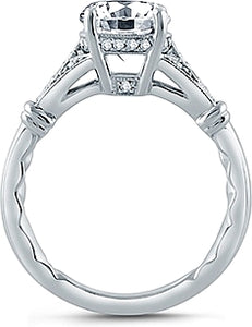 A.Jaffe Pave Diamond Engagement Ring