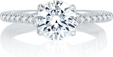 A.Jaffe Pave Diamond Engagement Ring