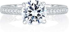 A.Jaffe Pave Diamond Engagement Ring