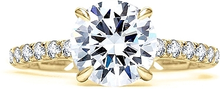 A.Jaffe Pave Diamond Engagement Ring Setting