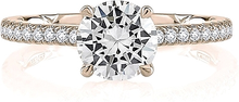A.Jaffe Pave Diamond Engagement Ring Setting