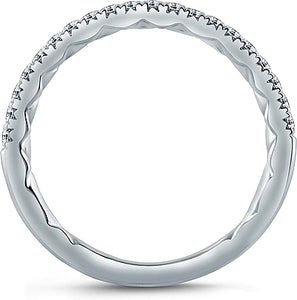 This wedding band is the perfect match for engagement ring style ME...