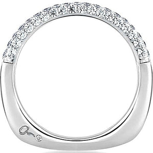 A.Jaffe Pave Diamond Wedding Band