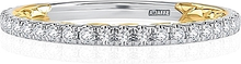 A.Jaffe Pave Set Round Brilliant Cut Diamond Wedding Band
