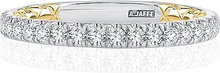 A.Jaffe Pave Set Round Brilliant Cut Diamond Wedding Band