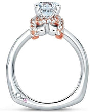 A.Jaffe Rose Gold Diamond Engagement Ring