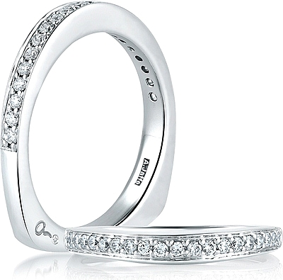A.Jaffe Shared Prong Diamond Wedding Band-MRS017-26