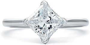 A.Jaffe Solitaire Diamond Engagement Ring