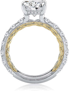 From the Metropolitan collection comes this Modern Two Tone Oval Cu...