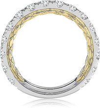 A.Jaffe Two-Tone Diamond Wedding Band