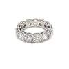 13 6.85ct plat dia eternity band 360 video view