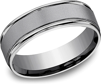Benchmark Tantalum Men's Wedding Band