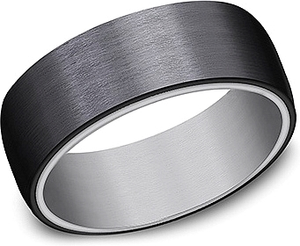 Benchmark Tantalum Men's Wedding Band