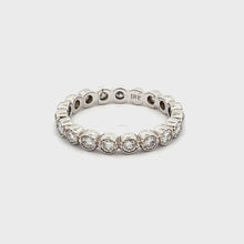 18K White Gold Diamond Eternity Band