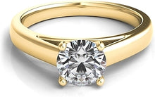 Cathedral Diamond Solitaire Engagement Ring