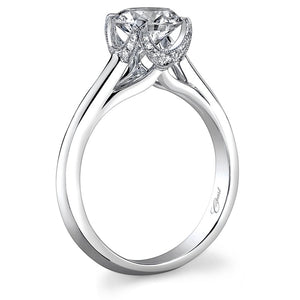 An enduring classic that will last a lifetime, this solitaire ring ...