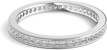 Channel Set Princess Cut Diamond Eternity Ring 1.00ct tw