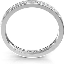 Channel Set Princess Cut Diamond Eternity Ring 1.00ct tw