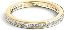 Channel Set Round Brilliant Cut Diamond Eternity Ring .50ct tw