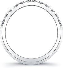 Coast Diamond 3-Row Diamond Wedding Band