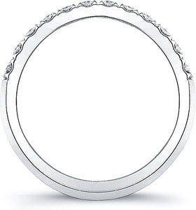 Coast Diamond 3-Row Diamond Wedding Band