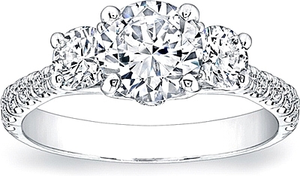 Coast Diamond 3-Stone Diamond Engagement Ring