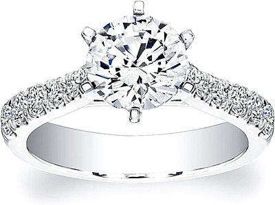 6 prong princess cut sales engagement ring