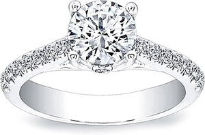 Coast Diamond Pave Diamond Engagement Ring