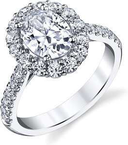 This diamond engagement ring from Coast features round brilliant cu...