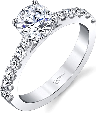 Coast Prong Set Diamond Engagement Ring