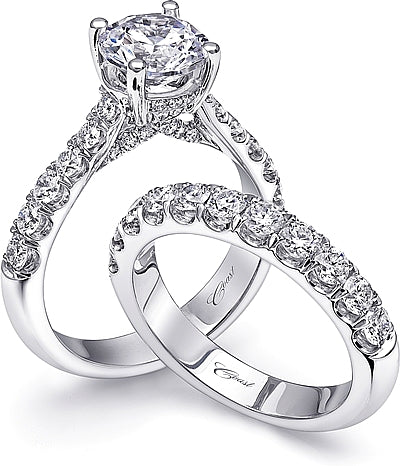 Michael Drechsler Jewelry Ltd. - Engraved Northwest Coast Engagement Rings