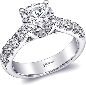 Coast Prong Set Diamond Engagement Ring