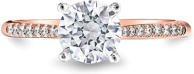 Coast Rose Gold Diamond Engagement Ring