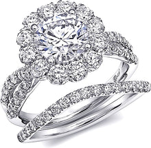 Coast Twist Shank Diamond Engagement Ring