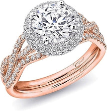 Coast Twist Shank Diamond Engagement Ring