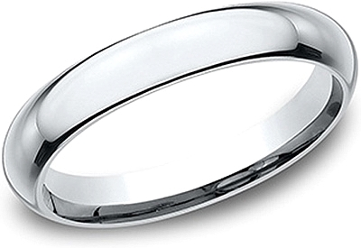 Comfort Fit High Dome Wedding Band-3mm