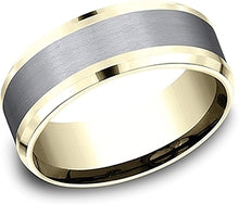 Comfort Fit Tantalum Wedding Band-8mm
